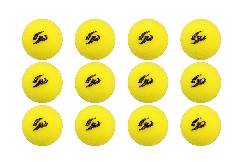 GP (ジーピー) 野球バッティングトレーニングボール スポンジ素材 黄色 70mm 12個入り